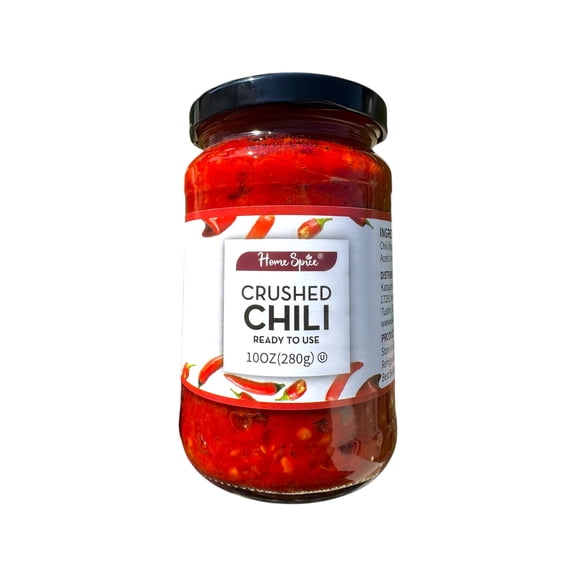 Katayama Home Spice Crushed Chili Sauce 10oz - All Natural - Sweet Hot - Kosher