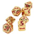 thumbnail image 2 of Polyhedral Dices, Sturdy Metal Dices Set Definite Number 7pcs Readability Different Shapes For Any Surfaces ANGGREK Otros, 2 of 8