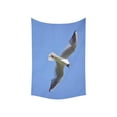 thumbnail image 2 of CADecor Wall Hanging Seagull Flying in Pure Blue Sky Wall Tapestry Dorm Art 40x60 inches, 2 of 2