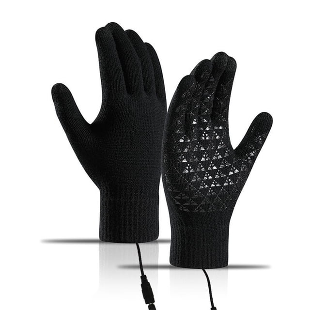 Gants Mitaines Gants Chauffants USB Gants Chauffants d'Hiver Gants Tactiles d'Hiver Température Réglable Chauffe-Mains Gants pour Hommes Femmes Gants Mitaines