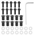thumbnail image 2 of KIMISS Windshield  Kit, 10pcs Motorcycle Windshield  Nut Washers Universal Motorbike Fairing Mounting Kit, 2 of 8