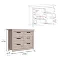 thumbnail image 3 of Tuhome Eiffel Kitchen Pantry with Two Open Shelves, Single-Door Cabinet, Multi-Level, 3 of 6