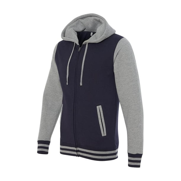 Independent Trading Co. - Heavyweight Varsity Full-Zip Hooded Sweatshirt -  IND45UVZ
