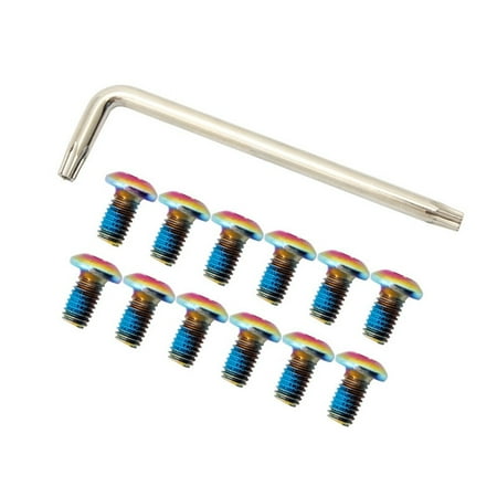 

12Pcs Titanium Bolts M5X10 12mm Screw Bolt