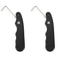 thumbnail image 1 of 2X Universal Practical for Figure Roller with Extended Hook Ice Hockey Puller Portable Handle Skate Lace Tightener, 1 of 9
