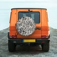 thumbnail image 6 of Rateoe Leopard And Zebra Pattern Tire Cover Wheel Protectors Weatherproof Wheel Covers Universal Fit for Trailer Rv SUV Truck Camper Travel Trailers Accessories-14 inch, 6 of 6