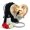 #3 Hornbill, variant on Yatskia Sunset Hornbill Memorial Urns for Human Ashes Adult Mother and Father, Cremation Burial Urn for Ashes Adult Male, (Heart Large, 8 Inch)