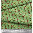 thumbnail image 3 of Soimoi Cotton Duck Fabric Flower Watercolor Decor Fabric Printed Yard 42 Inch Wide, 3 of 3