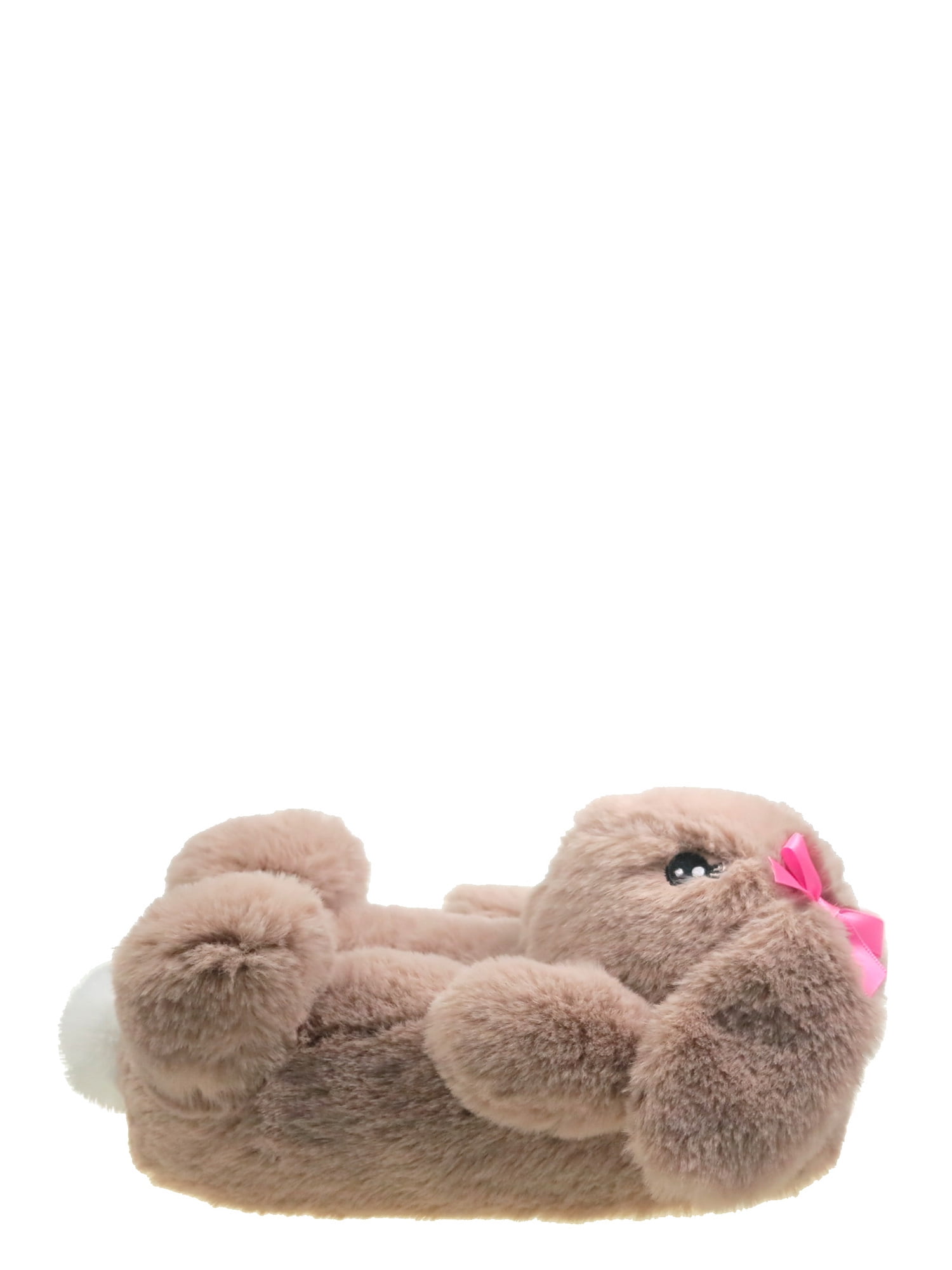 Wonder Nation Toddler & Big Girl Plush Bunny Slippers