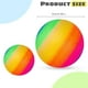 thumbnail image 3 of Pelotas de goma grandes Rainbow Kickballs de 8,5 pulgadas para juegos escolares en interiores y exteriores con mano, 3 of 6