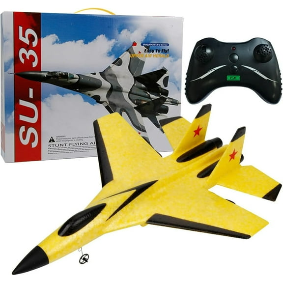 Wonstorex Rc Plane - 2.4GHz Wonstorex Jet Fighter Rc Airplane,Rc Remote Control Fighter Model Toy with Led Lights,Automatic Balance Gyro,360° Glider ,rc Jet,rc Planes