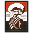 thumbnail image 1 of Mexico Zapata Revolutionary Martyr Mexican A4 Artwork Framed Wall Art Print, 1 of 4