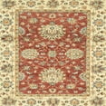 thumbnail image 1 of Ahgly Company Indoor Square Abstract Brown Gold Oriental Area Rugs, 7' Square, 1 of 6