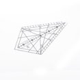 thumbnail image 3 of Unique Bargains Art Ruler Squedge 45 Template 12 Inch Acrylic Quilting Ruler Sewing Tool, 3 of 7