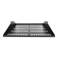 thumbnail image 2 of StarTech.com 2U Vented Server Rack Cabinet Shelf, 20in Deep Fixed Cantilever Tray, Rackmount Shelf for 19" AV/Data/Network Equipment Enclosure w/ Cage Nuts & Screws, 200lbs Weight Capacity - 2U Network Rack Shelf (SHELF-2U-20-CENTER-V) - Rack shelf - black - 2U - 19", 2 of 6
