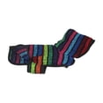 thumbnail image 2 of Poncho para perro Loveco Tender Paws Multicolor mediano ajustable con bolsa y gorro, 2 of 4