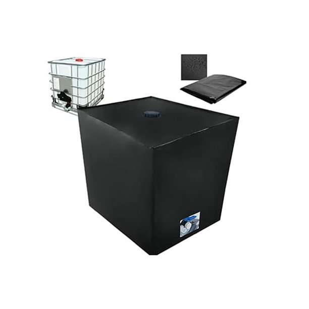 Tapa para depósito de agua, tapa para depósito IBC de 1000 L, antipolvo, anti-UV, anti-lluvia (116 x 100 x 120 cm)