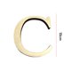 thumbnail image 4 of Arte Pared Alphabet Gold English Letters Pegatinas 3D Mirror Acrílico+Eva (C), 4 of 9