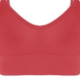 thumbnail image 5 of OGLCCG Adjustable Sports Bra for Women,Low Back Running Workout Bra for Fitness, Supportive Wireless Seamless Yoga Bras,Red, 5 of 5