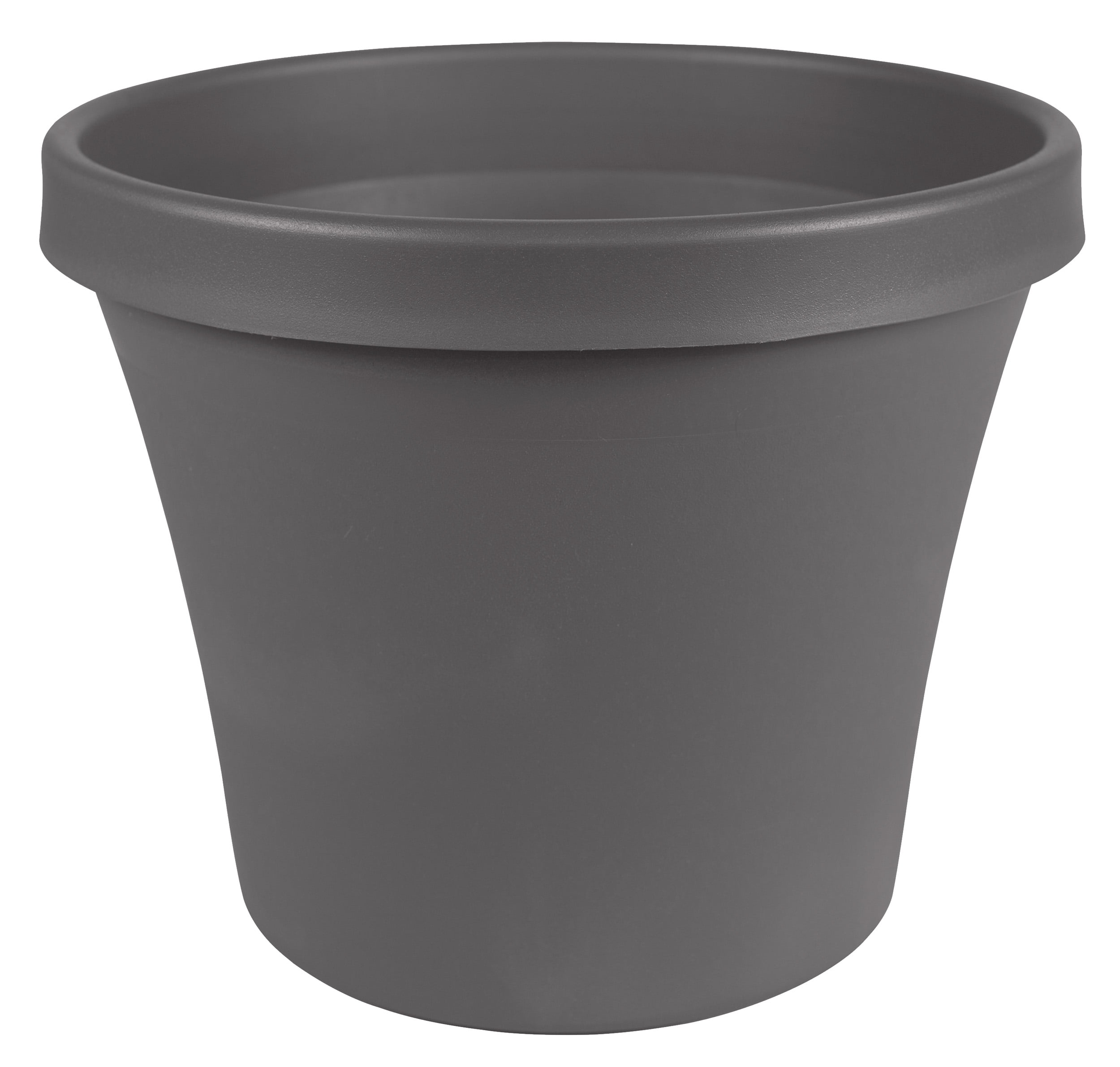 10 NEW 4.5"inch Standard round plastic flower pots 4.5” X 3.75” 