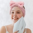 thumbnail image 4 of Diademas para mujer Diademas para el cabello Turbante Diademas para el cabello Accesorios para lazos 3 piezas Diademas, Rosa, 4 of 5
