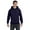 NAVY, variant on Hanes Adult 7.8 oz. EcoSmart 50/50 Pullover Hood - P170