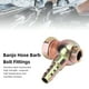 thumbnail image 3 of Conector Banjo Para Manguera De Refrigerante De Agua, Kit De Arandelas De Perno Banjo Conexión Hermética Resistente Resistente Al Calor Fácil De Instalar M14x1,5 Mm Para, 3 of 7