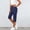 🔥 Navy_New, variant on Dianli Capris Pants Waterproof Workwear Women's High Waist Loose Pocket Straight Cropped Quick Dry Durable Sporty Cropped Trousers With Pockets For Travel Workwear Capris Pants