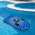 thumbnail image 3 of Pool Central 38" Inflatable Black and Blue Ride-On Pool Float or Snow Tube, 3 of 4