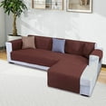 thumbnail image 5 of Waterproof  L Shaped Couch Cover for Sectional Sofa Couch 1 Piece Wear and Scratch Resistant Sofa Couch Coffee (L Size), 5 of 10