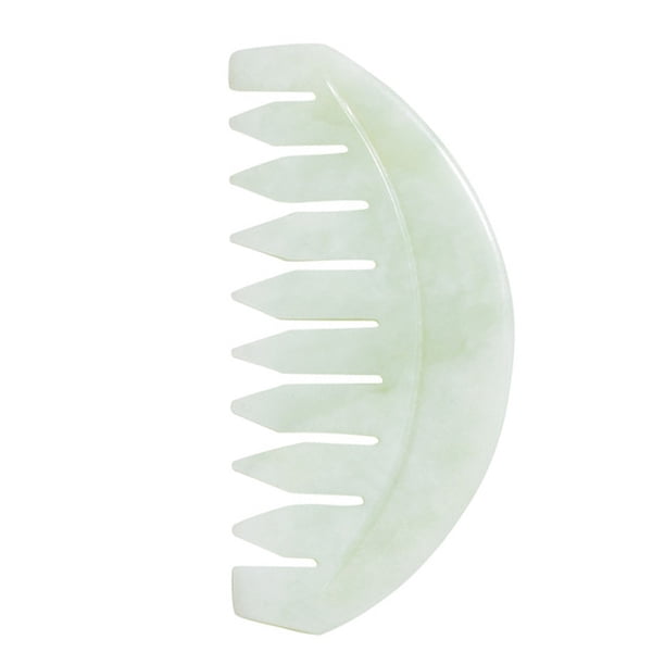 Peine para Circulación Meridiana Ygjytge Cepillo El Pelo Antiestática Cuidado Del Jade Retro Natural
