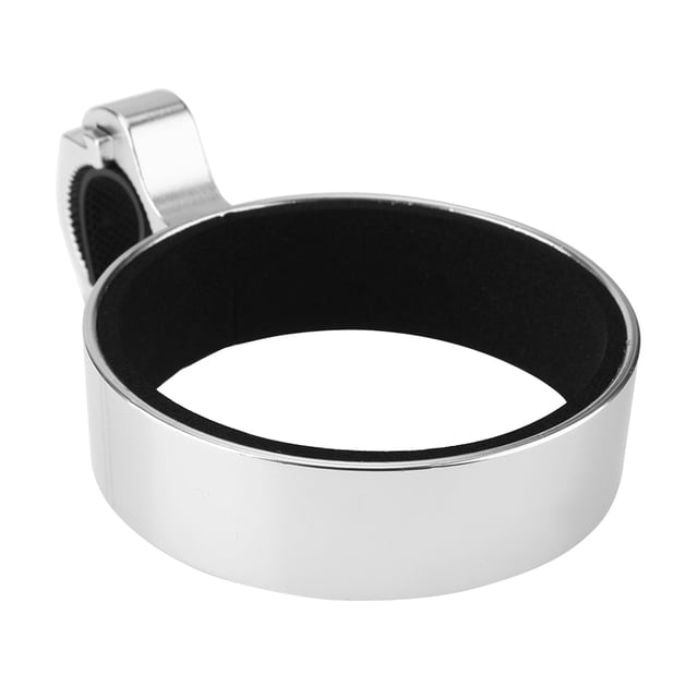 Soporte para vasos de bicicleta soporte para manillar de taza de café para bebidas y café (plateado)