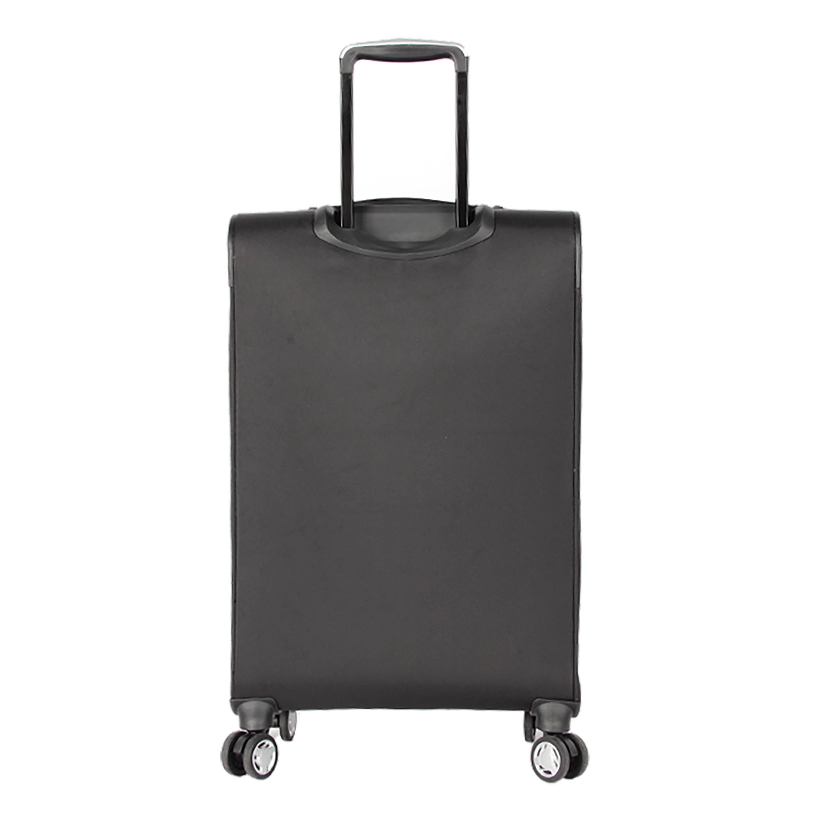 MADDEN NYC, Soft Side 24" Expandable Checked Luggage with Spinner Wheels, Black