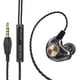 thumbnail image 2 of Auriculares Auriculares manos libres con cable de 3,5 mm Gancho para la oreja Auriculares deportivos portátiles para teléfono con micrófono, Negro Guardurnaity EL004954-01, 2 of 2