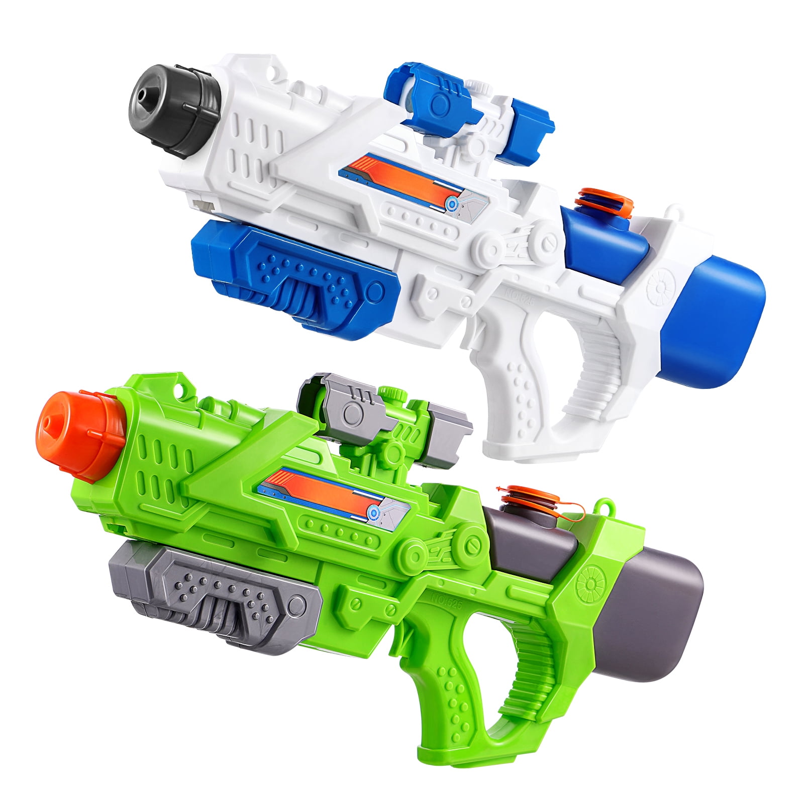 6" orange water squirt gun Brand New for ages 3+ 