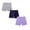Purple, Grey, Navy, variant on SGMVNU 3 Pack Shorts for Girls Elastic Waist Strench Cotton Biker Shorts Summer Casual Pull-on Athletic Shorts, 2.5-3 Years, Purple, Grey, Navy