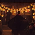 thumbnail image 4 of Guirnalda de luces de Halloween, luces LED de calabaza, luces navideñas para decoración al aire libre, luces fijas/parpadeantes (30 luces de calabaza, 4,5 m), 4 of 4