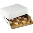 Wilton White Corrugated Cake Box, 10 x 14 Inch