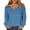 Blue1, variant on Women’S V Neck Sweater, Long Sleeve Lightweight Knitted Pullover, Dressy Casual Winter Layering Tops
