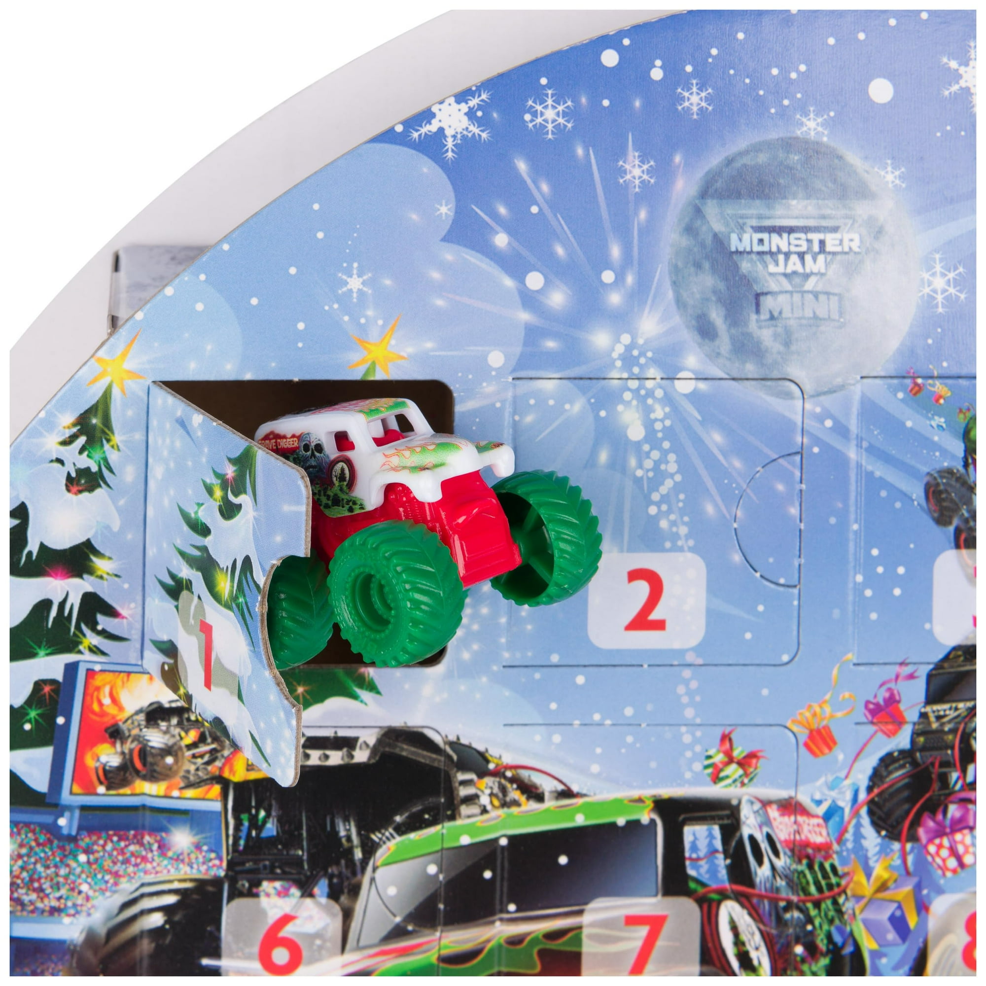 MONSTER JAM MINI アドベントカレンダー Amazon.com: Monster Jam Mini Holiday Advent Calendar, 24