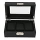 thumbnail image 1 of Caja De Reloj Con 3 Ranuras, Regalo Exquisito De Protección, Estuche Organizador De Reloj Pequeño De Cuero PU Para Pulsera Para Mujer ZAQW 3 Slot Watch Box, 1 of 8