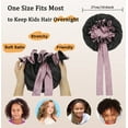 thumbnail image 3 of SENGTERM Kids Bonnet for Girls New Silk Bonnets for Kids,Double Layer Satin Bonnet,Tie Band Adjustable Sleep Cap for Child Curly Hair(3-12years)), 3 of 7