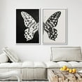 thumbnail image 4 of IDEA4WALL Framed Canvas Print Wall Art Set Black and White Butterfly Prints Nature Modern Art Boho Wall Decor Geometric Minimal Artwork for Living Room, Bedroom, Office -, 4 of 5