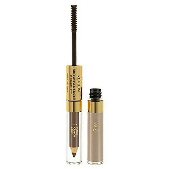 Revlon Brow Fantasy Pencil & Gel, Dark Blonde [104], 0.04 oz