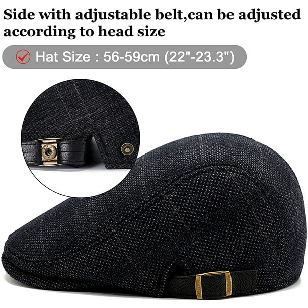 Zhaghmin Baseball Hat Leather Beret Men's Adjustable Newsboy Hat Beret Hat Driving Hat Cap Fashion Beret Hat Flat Cap Youth Hat Wallet Hat Hat for