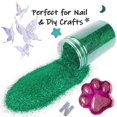 thumbnail image 3 of Glitter Estanoite holográfico ultrafino 210 g/7.41 oz (verde jungla), 3 of 7