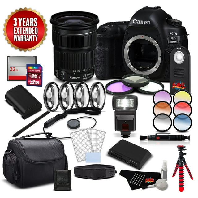 Canon EOS 5D Mark IV DSLR Camera (Body) Starter Bundle 03