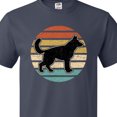 thumbnail image 4 of Inktastic German Shepherd Silhouette Vintage Retro T-Shirt, 4 of 5