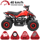 thumbnail image 2 of Cuatrimoto a Gasolina 49 cc 2T Arranque Manual Doble Freno de Disco Embrague Automático Carga Máx 50 kg Hasta 40 km/h, 2 of 8