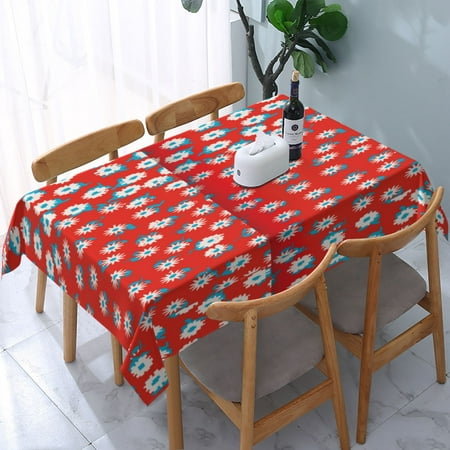 

Tablecloth Seamless Pattern Background Table Cloth For Rectangle Tables Waterproof Resistant Picnic Table Covers For Kitchen Dining/Party(54x72in)